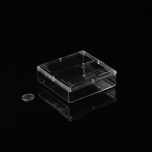 Polystyrene Container with Lid 4 5/16"x4 5/16"x1 1/8"