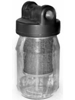 AD563A 2 Qt. Glass Jar 1" NPT